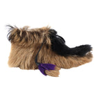 Prada Brown and Purple Flat Goat Fur Mocassin Boots - 38.5 / 8