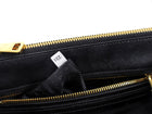 Prada Small Black Saffiano Leather Double Zip Galleria Tote Bag