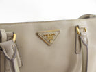 Prada Light Beige Saffiano Leather Large Galleria Tote Bag