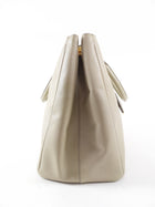 Prada Light Beige Saffiano Leather Large Galleria Tote Bag