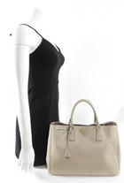 Prada Light Beige Saffiano Leather Large Galleria Tote Bag