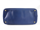 Prada Dark Blue Saffiano Leather Large Galleria Tote Bag