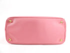 Prada Pink Saffiano Leather Double Zip Galleria Bag