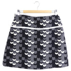 Prada Grey and Silver Geo Mod Mini Skirt - IT44 / 8 / M