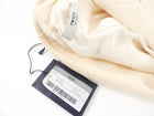 Prada Ivory Wool Short Coat with Belt Detail -  IT42 / USA S