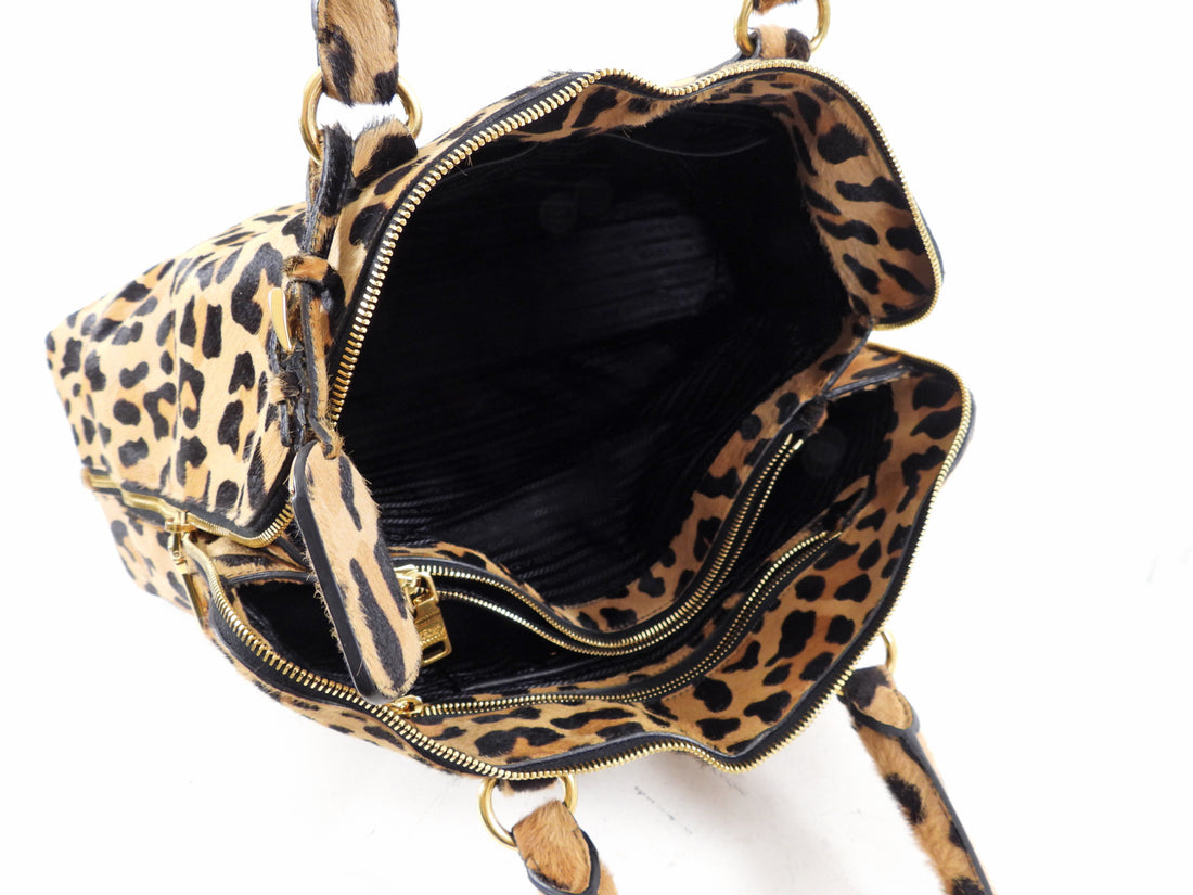Prada Leopard Calfskin Large Tote Bag – I MISS YOU VINTAGE