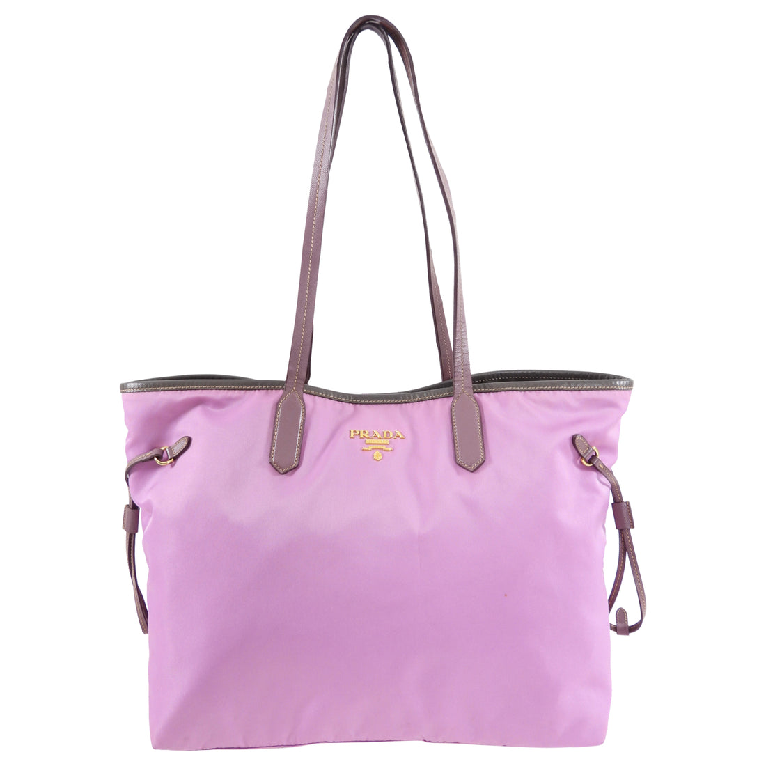 Purple prada nylon bag sale