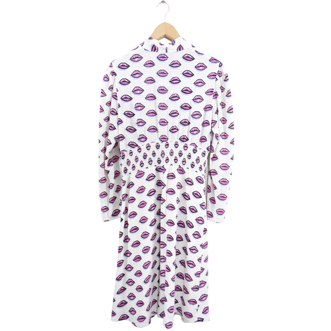 Prada Pink and White Lips Shirt Dress Prada Pink and White Lips Shirt Dress
