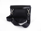 Prada 2023 Black Nylon and Leather Small Crossbody Bag