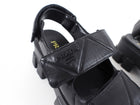 Prada Quilted Leather Monolith Platform Sandals - 38