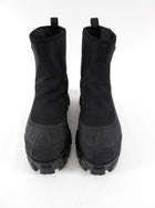 Prada Black Re-Nylon Monolith Platform Duck Boots - 37