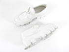 Prada White Leather Monolith Lug Sole Loafers - 38.5 / US 8.5