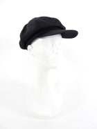 Prada Black Re-Nylon Newsboy Cap - M