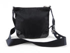 Prada Vintage Black Nylon and Leather Messenger Shoulder Bag