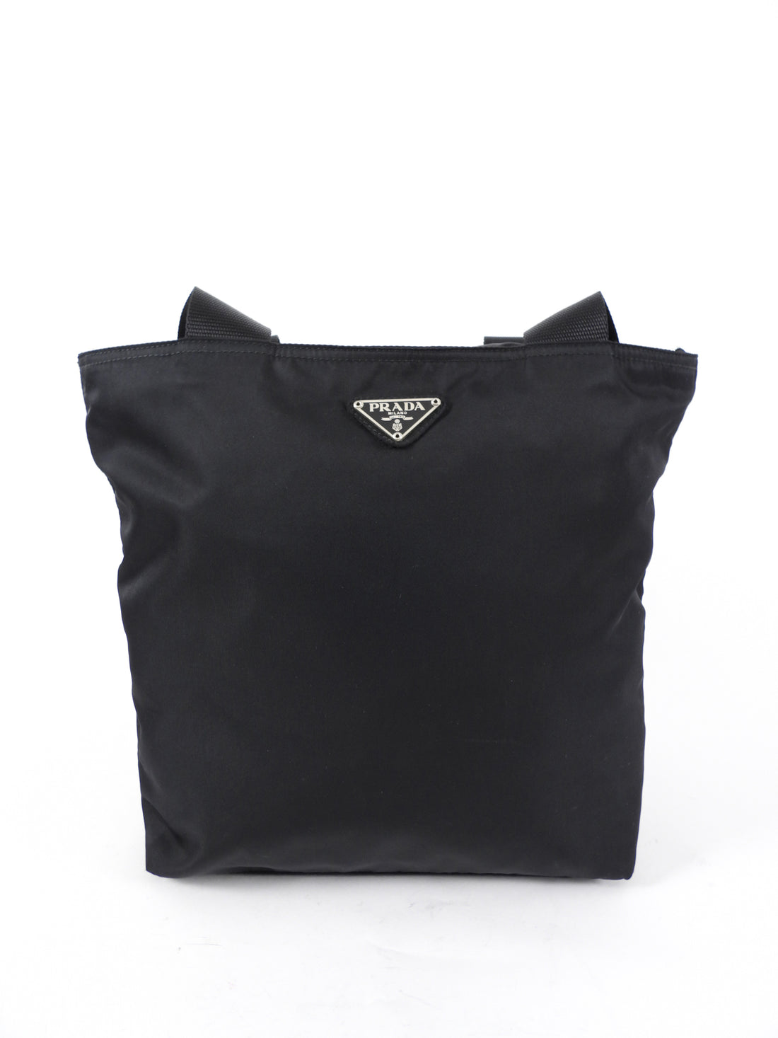 Prada Black Nylon Tessuto Vintage Small Tote Bag
