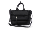 Prada Black Nylon Tessuto Quilted Bomber Tote Bag
