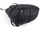 Prada Black Nylon Tessuto Quilted Bomber Tote Bag