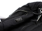 Prada Black Nylon Tessuto Quilted Bomber Tote Bag
