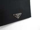 Prada Black Nylon Tessuto Compact Bifold Wallet