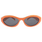 Prada Coral Acetate Oval Sunglasses