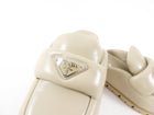 Prada Beige Puffy Slide Mule Slippers - 36.5 / 37