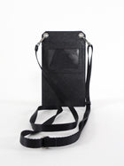 Prada Black Saffiano Leather Crossbody Smartphone Case / Pouch