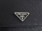 Prada Black Saffiano Leather Crossbody Smartphone Case / Pouch