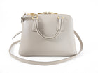 Prada Small Grey Saffiano Leather Promenade Crossbody Bag