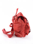 Prada Red Nylon Small Vintage 1990's Backpack