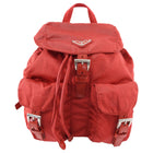 Prada Red Nylon Small Vintage 1990's Backpack