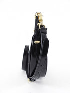 Prada ReNylon Black Mini Arque Two Way Crescent Bag
