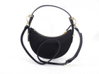 Prada ReNylon Black Mini Arque Two Way Crescent Bag