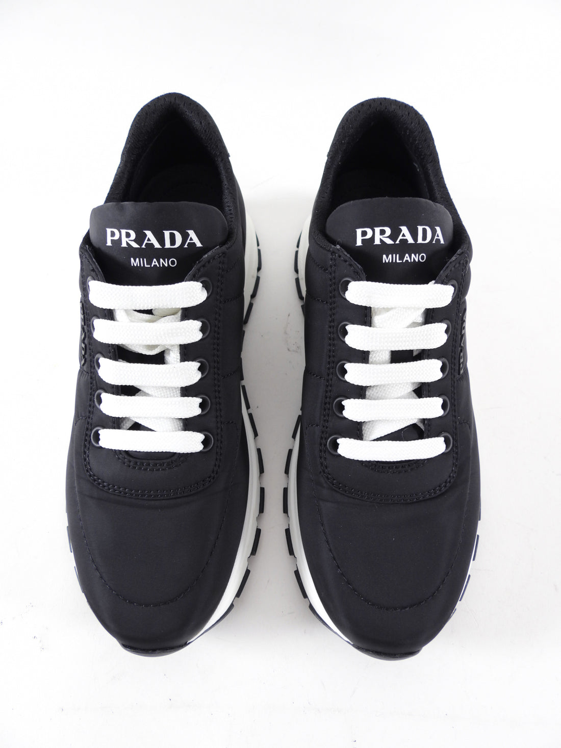 Prada Re-Nylon Black Sneakers - 36 / 36.5