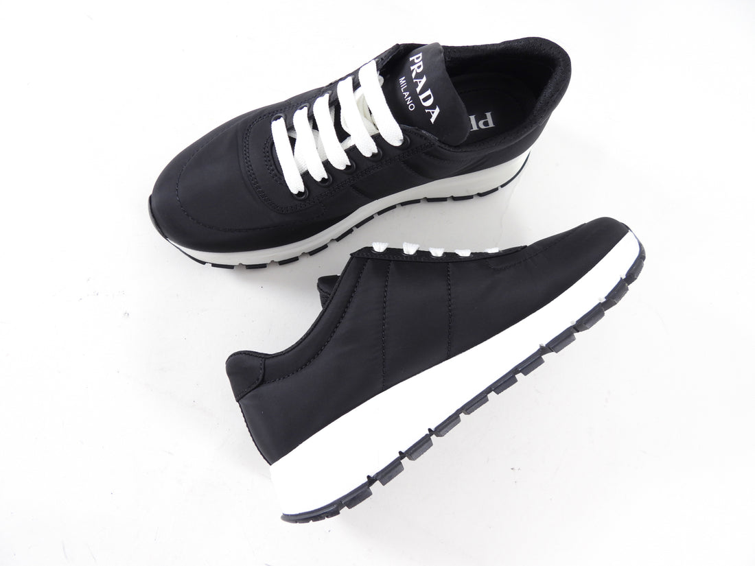 Prada Re-Nylon Black Sneakers - 36 / 36.5