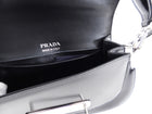 Prada Black Glossed Leather Sidonie Shoulder Bag