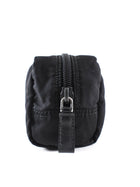 Prada Black Nylon Cosmetic Zip Pouch