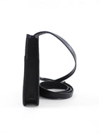 Prada Black Saffiano Leather Phone Pouch