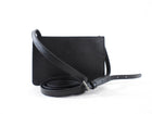 Prada Black Saffiano Leather Phone Pouch