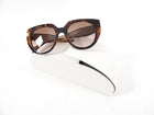Prada Brown Acetate and Beige Sunglasses SPR14W