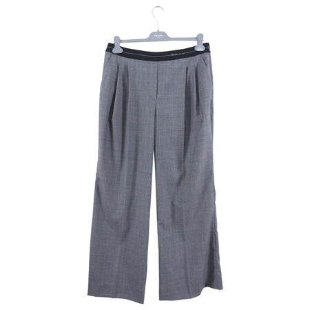 Prada Grey Check Trousers with Logo Band - IT46 / USA 10 / L