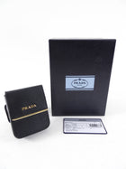 Prada Black Saffiano Pouch Bracelet - Aipod Holder
