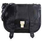 Proenza Schouler Black Leather Satchel Chain Bag