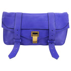 Proenza Schouler Purple Leather Clutch Bag