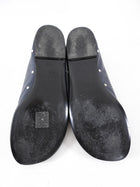 Proenza Schouler Navy Stud Leather Flats - 37