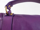 Proenza Schouler PS1 Purple Leather Satchel Messenger Bag