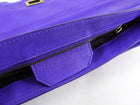 Proenza Schouler Purple Leather Clutch Bag