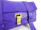 Proenza Schouler Purple Leather Clutch Bag