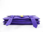 Proenza Schouler Purple Leather Clutch Bag