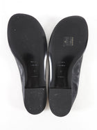 Proenza Schouler Black Leather Slip on Mules - 37