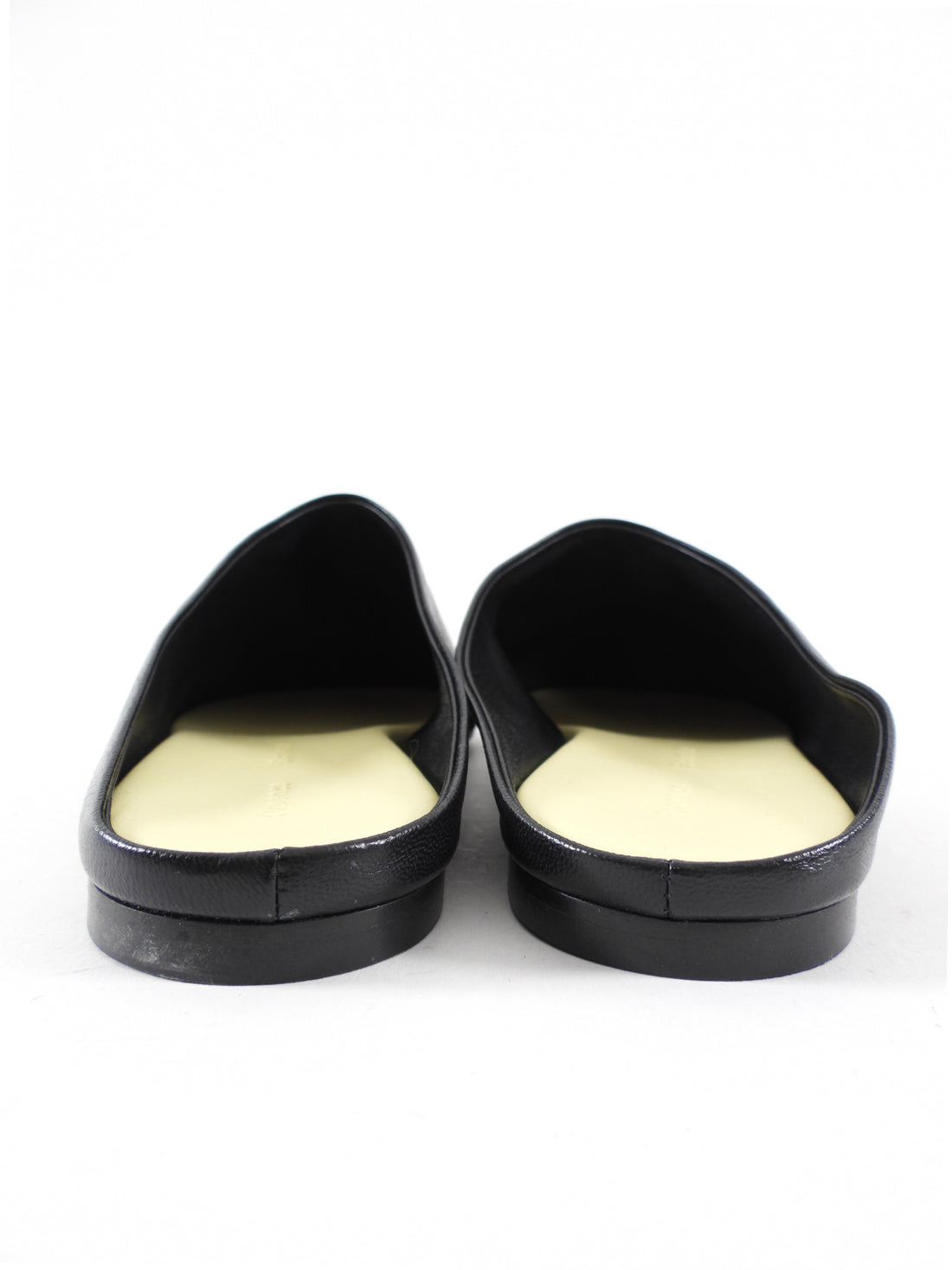 Proenza Schouler Black Leather Slip on Mules - 37